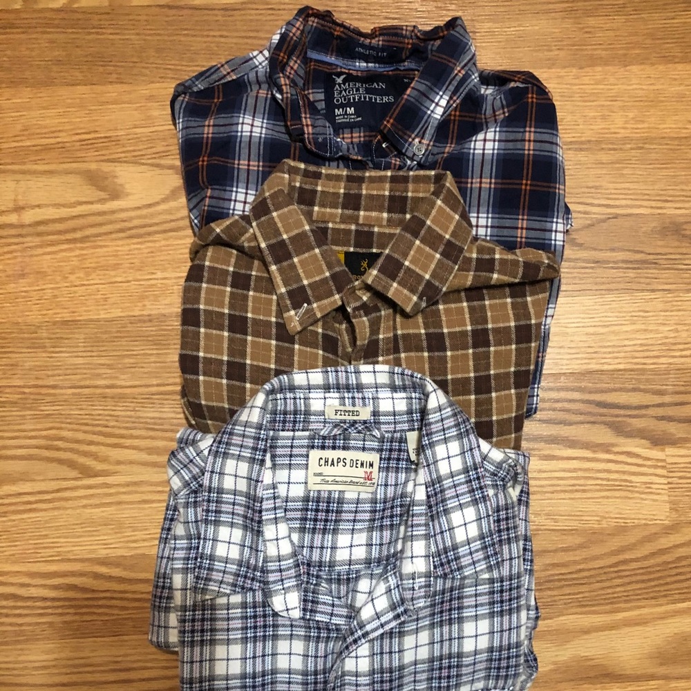 Bundle of Men’s long sleeve shirts